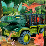 Carrinho Dinossauro Rex + Brinde (12 Dinossauros)